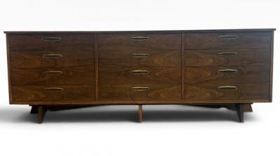 George Nakashima 1950s George Nakashima Dresser in East Indian Laurel Wood