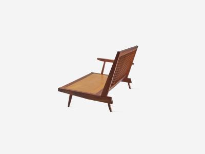 George Nakashima 4 Settee with Right Shaped Arm