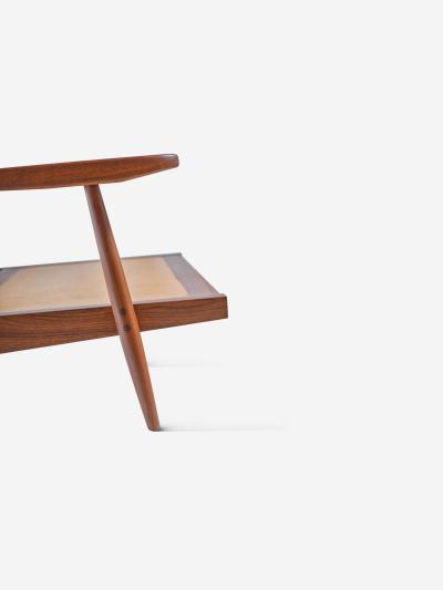 George Nakashima 4 Settee with Right Shaped Arm