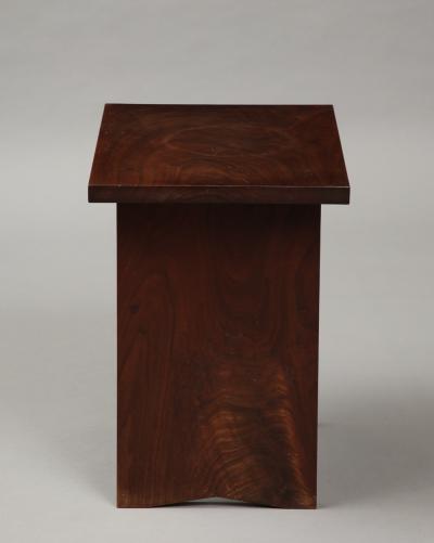 George Nakashima Black walnut side table