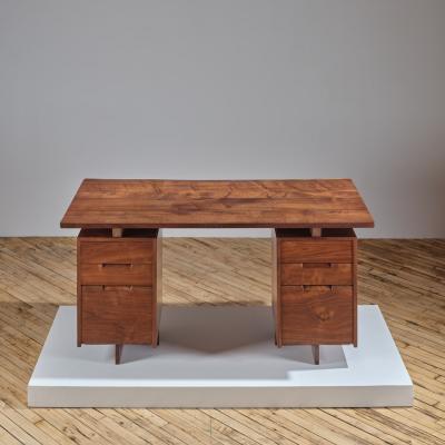 George Nakashima Double Pedestal Desk