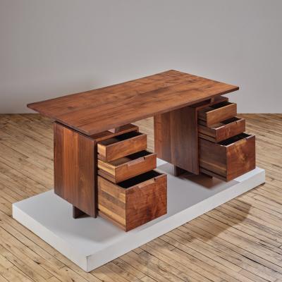 George Nakashima Double Pedestal Desk