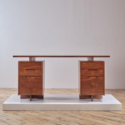 George Nakashima Double Pedestal Desk
