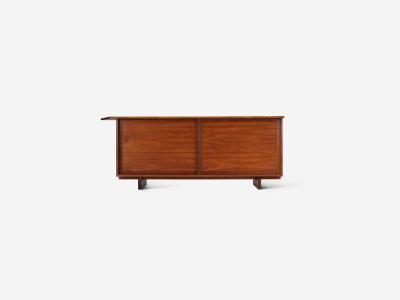 George Nakashima Double Sliding Door Cabinet