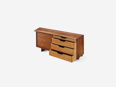 George Nakashima Double Sliding Door Cabinet