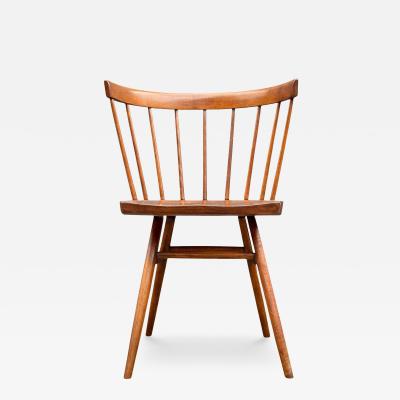 George Nakashima Early Mid Century Modern Spindle Back George Nakashima Straight Chair for Knoll