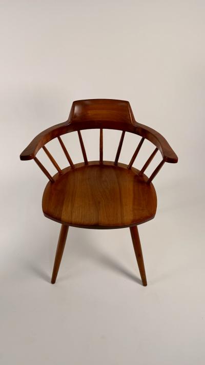 George Nakashima George Nakashima Captains Chair in Cherry Two Available 