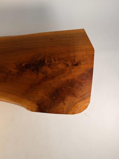 George Nakashima George Nakashima Conoid Coffee Table English Walnut with Rosewood Butterfly