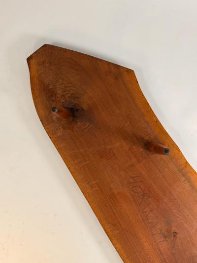 George Nakashima George Nakashima Conoid Coffee Table English Walnut with Rosewood Butterfly