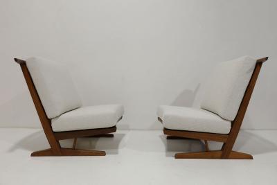 George Nakashima George Nakashima Conoid Lounge Chairs