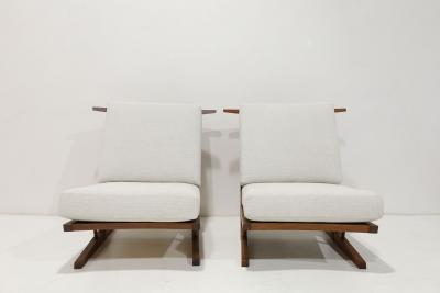 George Nakashima George Nakashima Conoid Lounge Chairs