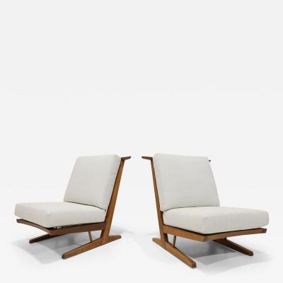George Nakashima George Nakashima Conoid Lounge Chairs