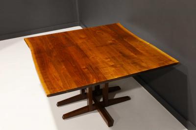 George Nakashima George Nakashima Frenchmans Cove Dining Table in Walnut with Free Edge