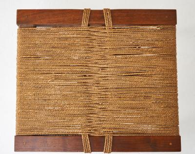 George Nakashima George Nakashima Grass Rope Seat Stool