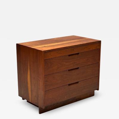 George Nakashima George Nakashima Mid Century Modern Rectilinear Chest Sap Walnut 1957