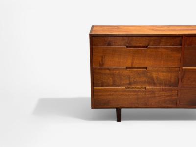 George Nakashima George Nakashima Mid Century Modern Sap Walnut Rare Dresser USA 1958
