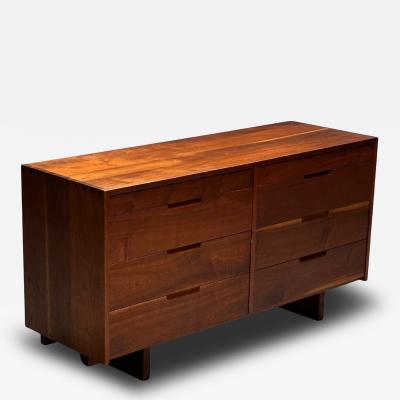 George Nakashima George Nakashima Mid Century Modern Sap Walnut Rare Dresser USA 1958