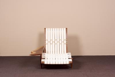 George Nakashima George Nakashima Studio Chaise Lounge Long Chair in Walnut US 2021