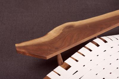 George Nakashima George Nakashima Studio Chaise Lounge Long Chair in Walnut US 2021