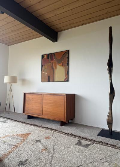 George Nakashima George Nakashima Studio Craft Credenza Solid American Walnut Live Edge Top