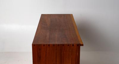 George Nakashima George Nakashima Studio Craft Credenza Solid American Walnut Live Edge Top