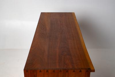 George Nakashima George Nakashima Studio Craft Credenza Solid American Walnut Live Edge Top