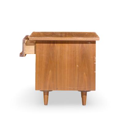 George Nakashima George Nakashima for Widdicomb Origins Model 215 Walnut Nightstands Pair