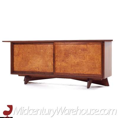 George Nakashima George Nakashima for Widdicomb Walnut and Carpathian Elm Sideboard Credenza