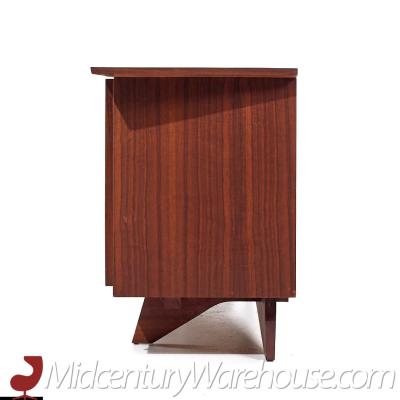 George Nakashima George Nakashima for Widdicomb Walnut and Carpathian Elm Sideboard Credenza