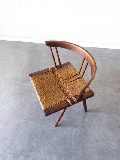George Nakashima Grass Seated chair by George Nakashima