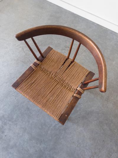George Nakashima Grass Seated chair by George Nakashima