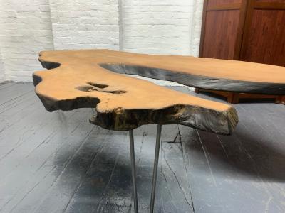 George Nakashima Large Organic Live Edge Coffee Table