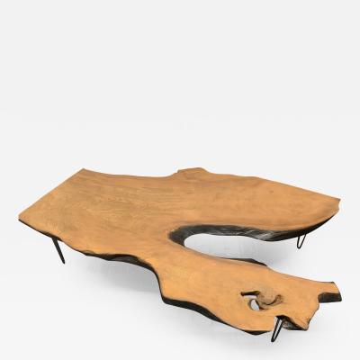 George Nakashima Large Organic Live Edge Coffee Table