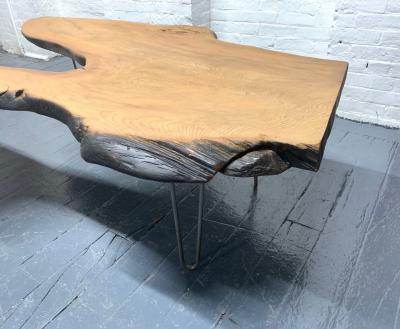 George Nakashima Large Organic Live Edge Coffee Table