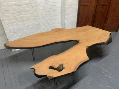 George Nakashima Large Organic Live Edge Coffee Table