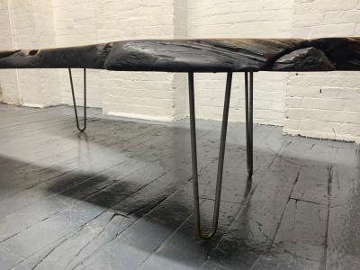 George Nakashima Large Organic Live Edge Coffee Table