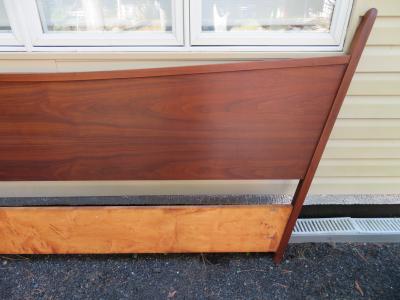 George Nakashima Magnificent George Nakashima Widdicomb Kingsize Headboard Bed Origins Collection