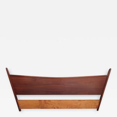 George Nakashima Magnificent George Nakashima Widdicomb Kingsize Headboard Bed Origins Collection