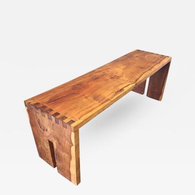 George Nakashima Organic Bench Style of Nakashima