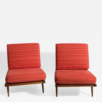 George Nakashima Chairs george nakashima - pair of george nakashima walnut lounge chairs George Nakashima Chairs george nakashima - pair of george nakashima walnut lounge chairs