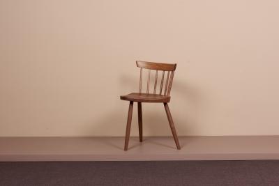 George Nakashima Pair of Nakashima Studio Mira Nakashima Mira Chairs in Walnut US 2021