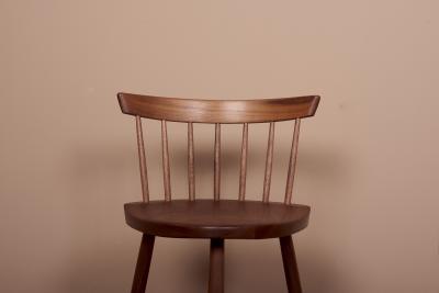 George Nakashima Pair of Nakashima Studio Mira Nakashima Mira Chairs in Walnut US 2021