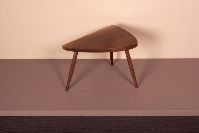 George Nakashima Pair of Nakashima Studio Mira Nakashima Wepman Side Tables in Walnut US 2021