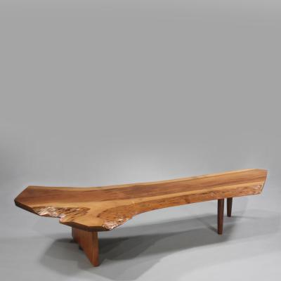George Nakashima R Bench Coffee Table 1987