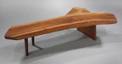 George Nakashima R Bench Coffee Table 1987