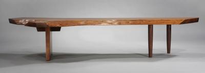 George Nakashima R Bench Coffee Table 1987