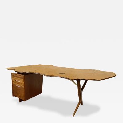 George Nakashima Rare Nakashima Conoid Special Order Executive Desk