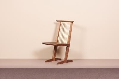 George Nakashima Set of Eight Conoid Dining Chairs by George Nakashima Studio US 2021