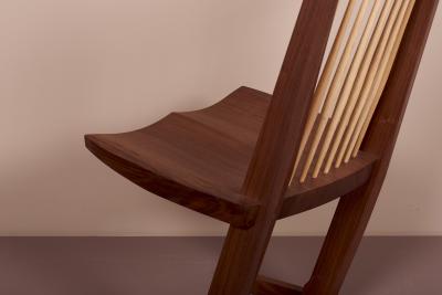 George Nakashima Set of Eight Conoid Dining Chairs by George Nakashima Studio US 2021
