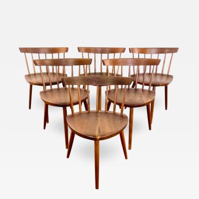 George Nakashima Set of Six Mira Chairs by George Nakashima